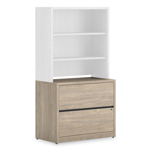 Picture of 10500 Series Lateral File, 2 Legal/Letter-Size File Drawers, Kingswood Walnut, 36" x 20" x 29.5"