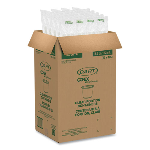 Picture of Conex Complements Portion/Medicine Cups, 5.5 oz, Translucent, 125/Bag, 20 Bags/Carton