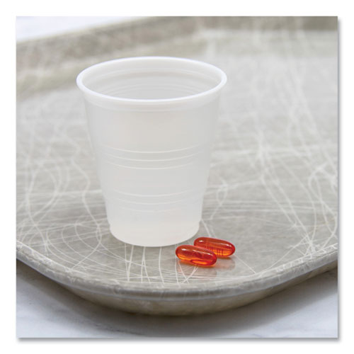 Picture of High-Impact Polystyrene Cold Cups, 5 oz, Translucent, 100/Pack