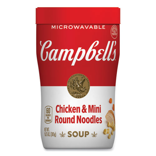 Picture of Soup On The Go Chicken with Mini Noodles, 10.75 oz Cup, 8/Carton
