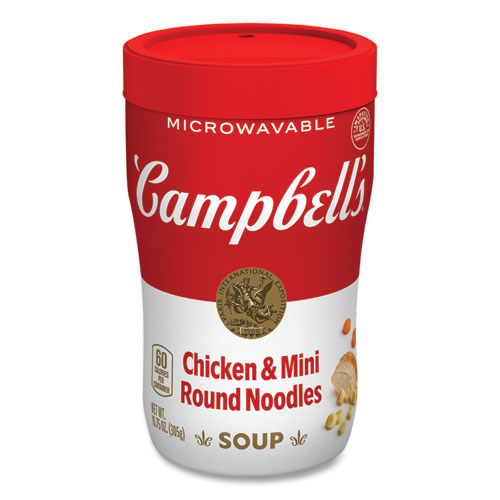 Picture of Soup On The Go Chicken with Mini Noodles, 10.75 oz Cup, 8/Carton