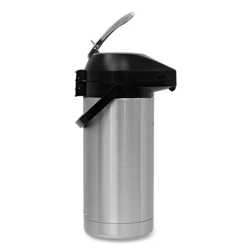 Picture of Lever Action Airpot, 128 oz, Silver/Black