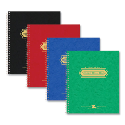 Picture of Teacher's Record and Roll Book, 50 Students, 5-6 Week Terms, 40-Week Span, Randomly Assorted Colors, 11 x 8.5 Sheets, 24/CT