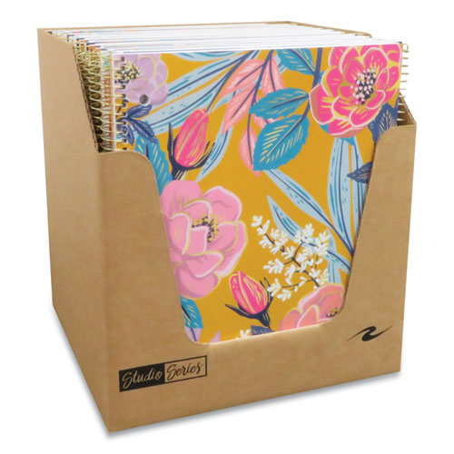 Picture of Studio Series Notebook, 1-Subject, College Rule, Assorted Covers Set 2, (70) 11 x 9 Sheets, 24/Carton