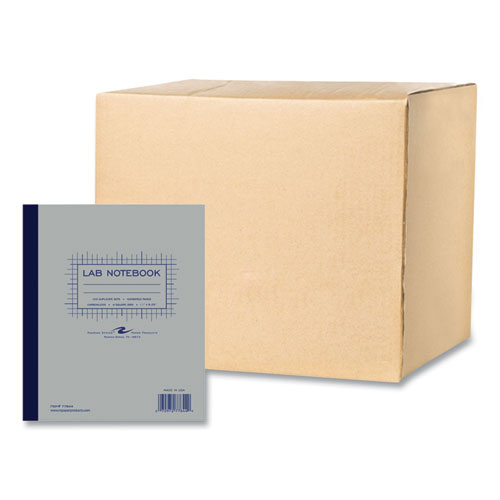 Lab+and+Science+Carbonless+Notebook%2C+Quad+Rule+%284+sq%2Fin%29%2C+Gray+Cover%2C+%28200%29+11+x+9.25+Sheets%2C+5%2FCarton