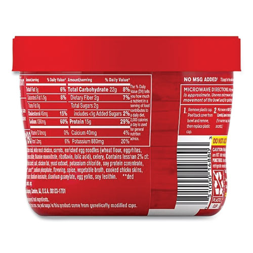 Picture of Chunky Classic Chicken Noodle Bowl,15.25 oz Bowl, 8/Carton