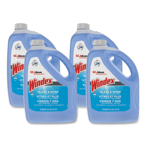 Picture of Glass Cleaner with Ammonia-D, 1 gal Bottle, 4/Carton