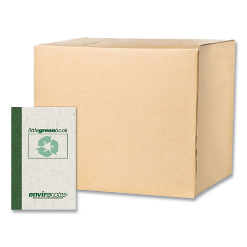 Picture of Little Green Memo Book, Narrow Rule, Gray Cover, (60) 5 x 3 Sheets, 48/Carton