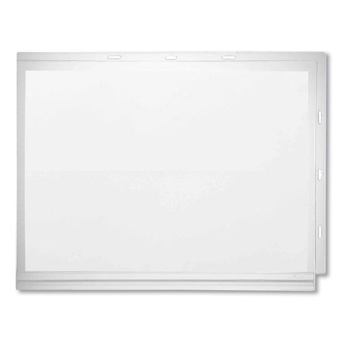 Picture of Water-Resistant Sign Holder Pockets with Cable Ties, 11 x 17, Clear Frame, 5/Pack