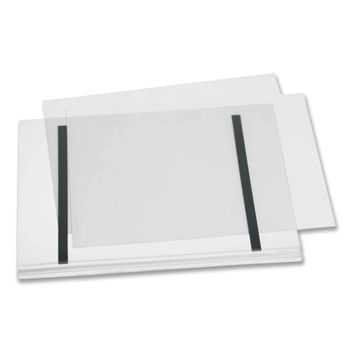 Picture of Magnetic Water-Resistant Sign Holder, 11 x 17, Clear Frame, 5/Pack