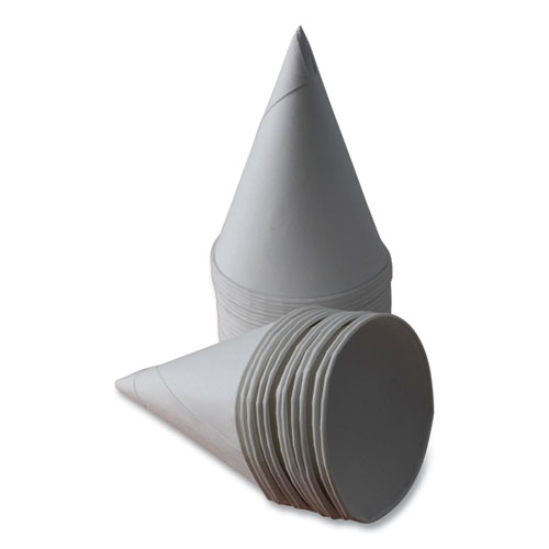 Picture of Cone Cups, 4.5 oz, White, 5,000/Carton