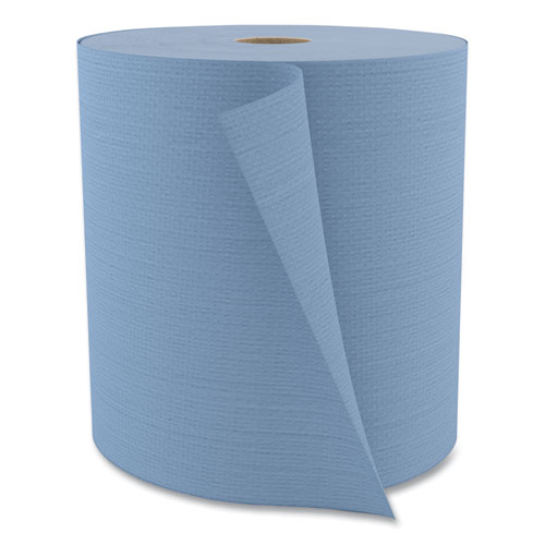 Picture of Tuff-Job Spunlace Towels, Jumbo Roll, 12 x 13, Blue, 475/Roll