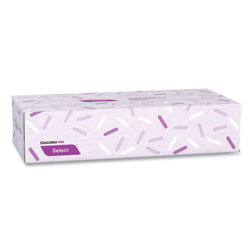 Picture of Select Flat Box Facial Tissue, 2-Ply, White, 100 Sheets/Box, 30 Boxes/Carton
