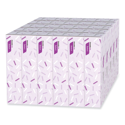 Picture of Select Flat Box Facial Tissue, 2-Ply, White, 100 Sheets/Box, 30 Boxes/Carton