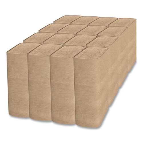 Picture of Select Folded Towels, Multifold, 1-Ply, 9 x 9.45, Natural, 250/Pack, 16 Packs/Carton