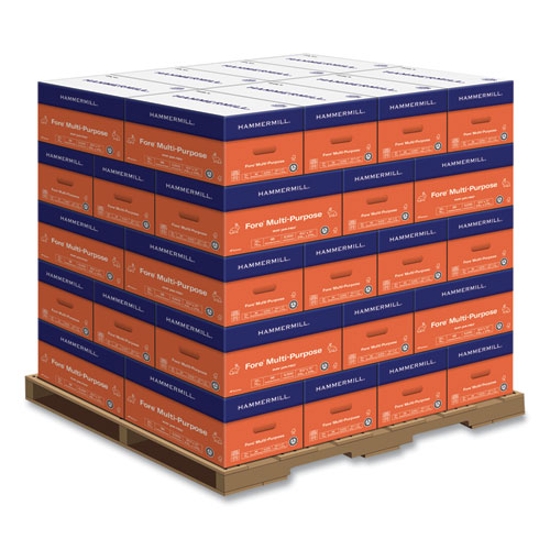Picture of Fore Multipurpose Print Paper, 96 Bright, 20 lb, 8.5 x 11, White, 500 Sheets/Ream, 10 Reams/Carton, 40 Cartons/Pallet