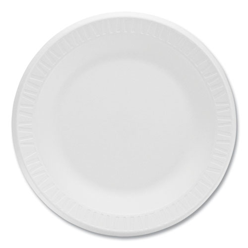 Picture of Concorde Foam Plate, 10.25" dia, White, 125/Pack, 4 Packs/Carton