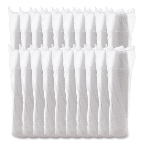 Picture of Foam Containers, Squat, 16 oz, White, 25/Bag, 20 Bags/Carton