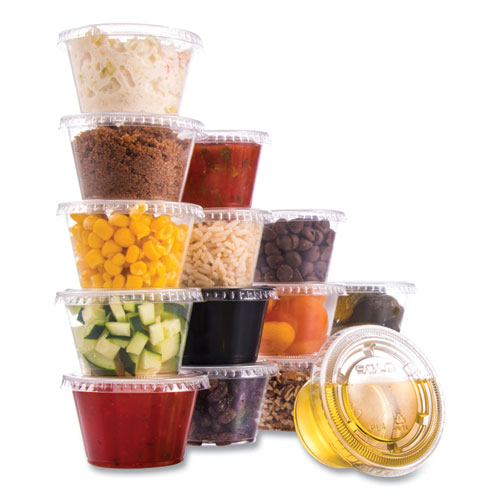 Picture of Conex Complements Portion/Medicine Cups, 4 oz, Clear, 125/Bag, 20 Bags/Carton