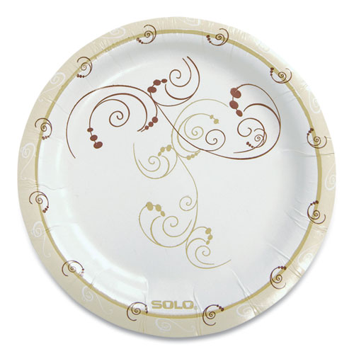 Picture of Symphony Paper Dinnerware, Mediumweight Plate, 6" dia, Tan, 125/Pack