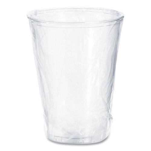 Picture of Ultra Clear PETE Cold Cups, 10 oz, Individually Wrapped, 25/Sleeve, 20 Sleeves/Carton