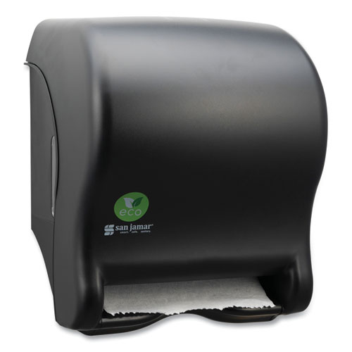 Picture of Ecological Automatic Towel Dispenser, 9.1 x 14.4 x 11.8, Black