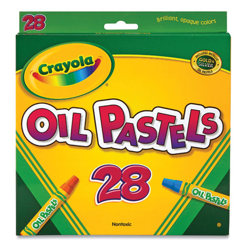 Picture of Oil Pastels, 28 Assorted Colors, 28/Pack