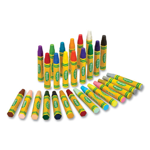 Picture of Oil Pastels, 28 Assorted Colors, 28/Pack