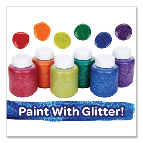 Picture of Washable Paint, 6 Assorted Classic Colors, 2 oz Bottle, 6/Pack