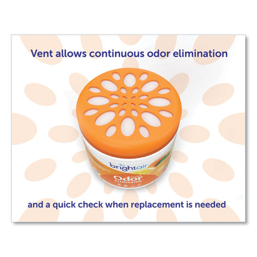 Picture of Super Odor Eliminator, Mandarin Orange and Fresh Lemon, 14 oz Jar, 6/Carton