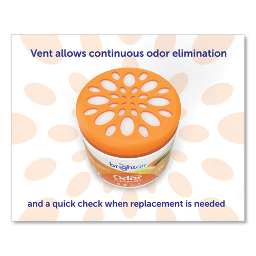 Picture of Super Odor Eliminator, Mandarin Orange and Fresh Lemon, 14 oz Jar