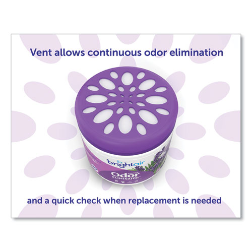 Picture of Super Odor Eliminator, Lavender and Fresh Linen, Purple, 14 oz Jar, 6/Carton