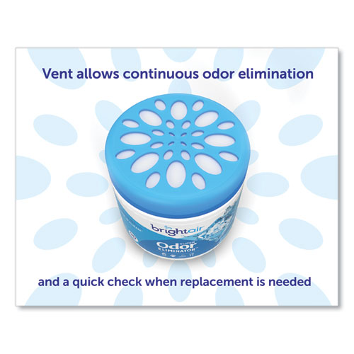 Picture of Super Odor Eliminator, Cool and Clean, Blue, 14 oz Jar, 6/Carton