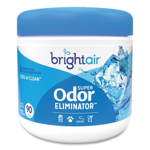 Picture of Super Odor Eliminator, Cool and Clean, Blue, 14 oz Jar