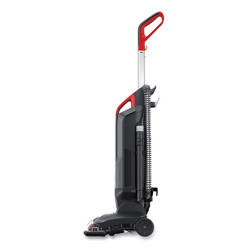 Picture of Task Vac Hard Bag Lightweight Upright Vacuum, 14" Cleaning Path, Black