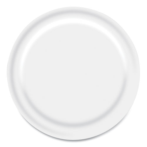 Picture of Paper Dinnerware, Plate, 6" dia, White, 1,000/Carton