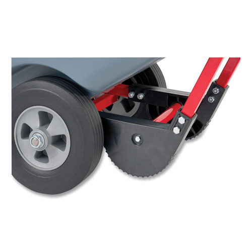 Picture of BRUTE DURATILT Frame Tilt Truck, Standard Duty, 0.5 cu yd, 850 lb Capacity, Rotomolded Resin/Leakproof Polyethylene, Gray