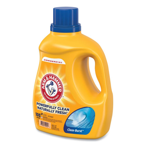 Picture of Dual HE Clean-Burst Liquid Laundry Detergent, 105 oz Bottle, 4/Carton