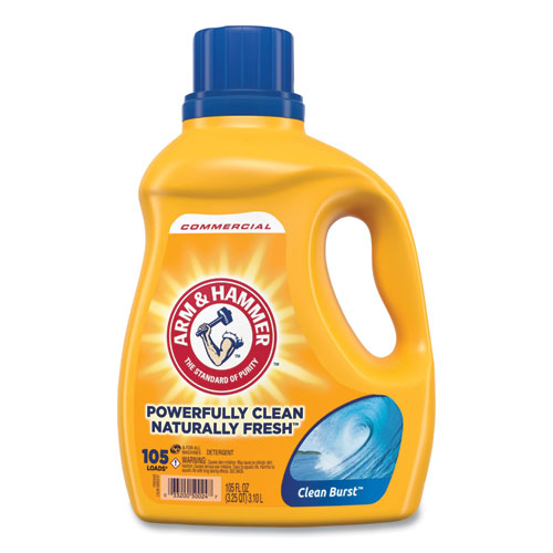 Picture of Dual HE Clean-Burst Liquid Laundry Detergent, 105 oz Bottle, 4/Carton