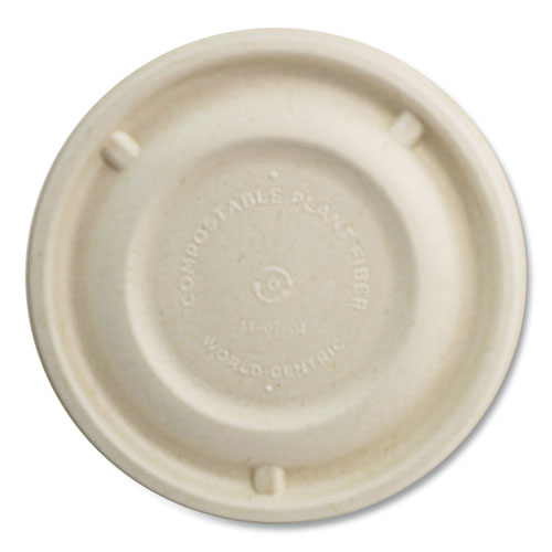 Picture of Fiber Lids for Bowls, 4.7" dia, Paper, 500/Carton