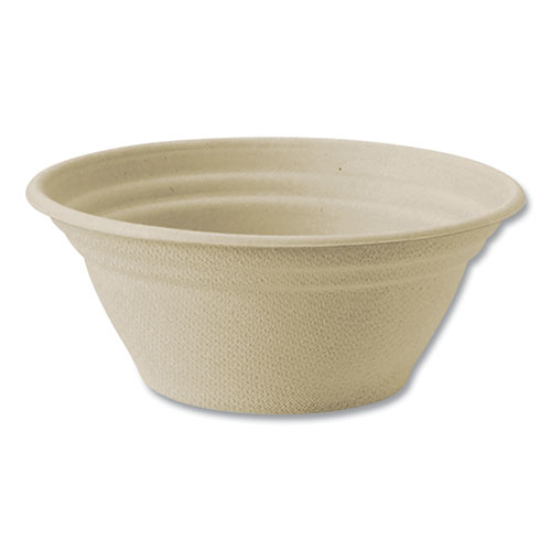 Picture of Fiber Bowls, 8 oz, 4.5" dia x 1.8"h, Natural, Paper, 1,000/Carton