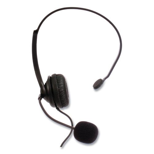 Picture of ZuM ZuM350M Monaural Over The Head Headset, Black