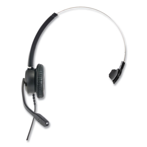 Picture of ZuM ZuMRJ9M Monaural Over The Head Headset, Black