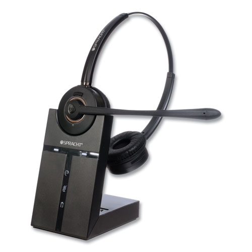 Picture of ZuM Maestro DECT Binaural Over The Head Headset, Black