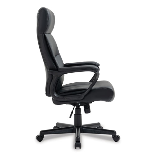 Picture of Alera Oxnam Series High-Back Task Chair, Supports Up to 275 lbs, 17.56" to 21.38" Seat Height, Black Seat/Back, Black Base