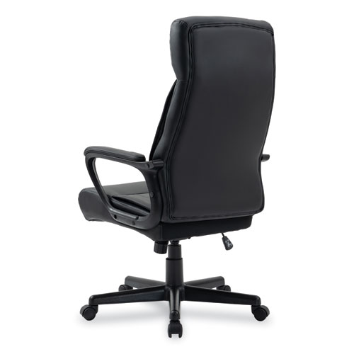 Picture of Alera Oxnam Series High-Back Task Chair, Supports Up to 275 lbs, 17.56" to 21.38" Seat Height, Black Seat/Back, Black Base