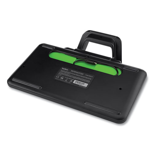 Picture of Wired Tablet Keyboard with Stand for iPad with Lightning Connector, Black