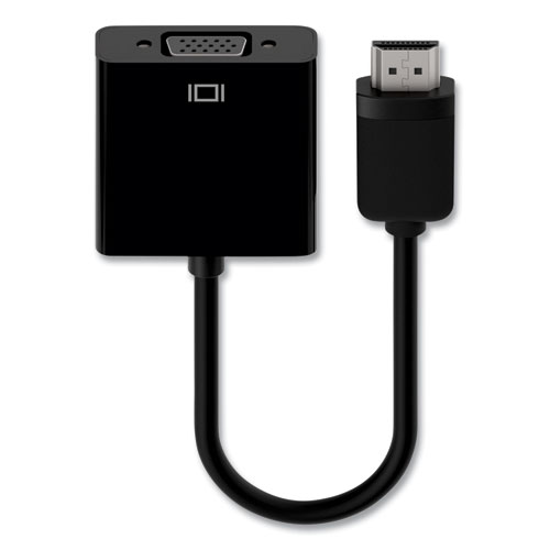 Picture of HDMI to VGA + 3.5mm Audio Adapter, 5", Black