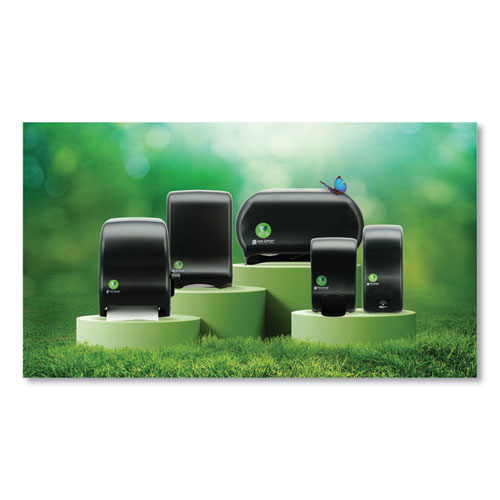 Picture of Ecological Green Towel Dispenser, 12.49" x 8.6" x 12.82", Black