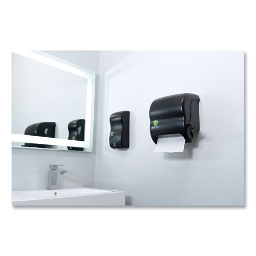 Picture of Ecological Green Towel Dispenser, 12.49" x 8.6" x 12.82", Black